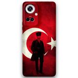 Gramaphone Tecno Camon 19 Pro Uyumlu Atatürk Desenli Telefon Kılıfı + Ekran Koruyucu - 5849