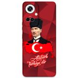 Gramaphone Tecno Camon 19 Pro Uyumlu Atatürk Desenli Telefon Kılıfı + Ekran Koruyucu - 5851