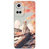 Gramaphone Tecno Camon 19 Pro Uyumlu Kedi Desenli Telefon Kılıfı + Ekran Koruyucu - 5784