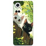 Gramaphone Tecno Camon 19 Pro Uyumlu Kedi Desenli Telefon Kılıfı + Ekran Koruyucu - 5785
