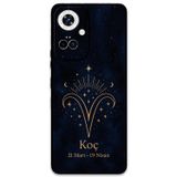 Gramaphone Tecno Camon 19 Pro Uyumlu Koç Burcu Desenli Telefon Kılıfı + Ekran Koruyucu - 5768