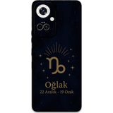 Gramaphone Tecno Camon 19 Pro Uyumlu Oğlak Burcu Desenli Telefon Kılıfı + Ekran Koruyucu - 5777