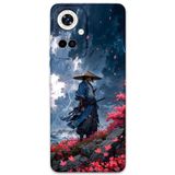 Gramaphone Tecno Camon 19 Pro Uyumlu Samuray Desenli Telefon Kılıfı + Ekran Koruyucu - 5825