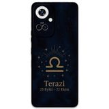 Gramaphone Tecno Camon 19 Pro Uyumlu Terazi Burcu Desenli Telefon Kılıfı + Ekran Koruyucu - 5774