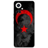 Gramaphone Tecno Camon 19 Pro Uyumlu Türk Bayrağı Desenli Telefon Kılıfı + Ekran Koruyucu - 5852