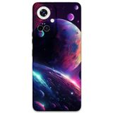 Gramaphone Tecno Camon 19 Pro Uyumlu Uzay Desenli Telefon Kılıfı + Ekran Koruyucu - 5862