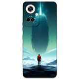 Gramaphone Tecno Camon 19 Pro Uyumlu Uzay Desenli Telefon Kılıfı + Ekran Koruyucu - 5864