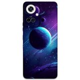 Gramaphone Tecno Camon 19 Pro Uyumlu Uzay Desenli Telefon Kılıfı + Ekran Koruyucu - 5866