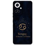 Gramaphone Tecno Camon 19 Pro Uyumlu Yengeç Burcu Desenli Telefon Kılıfı + Ekran Koruyucu - 5771