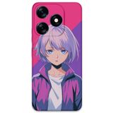 Gramaphone Tecno Spark 10 Pro ile Uyumlu Anime Desenli Telefon Kılıfı + Ekran Koruyucu - 5742