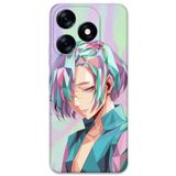 Gramaphone Tecno Spark 10 Pro ile Uyumlu Anime Desenli Telefon Kılıfı + Ekran Koruyucu - 5743