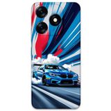 Gramaphone Tecno Spark 10 Pro ile Uyumlu Araba Desenli Telefon Kılıfı + Ekran Koruyucu - 5762