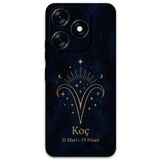 Gramaphone Tecno Spark 10 Pro ile Uyumlu Koç Burcu Desenli Telefon Kılıfı + Ekran Koruyucu - 5768