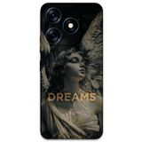 Gramaphone Tecno Spark 10 Pro ile Uyumlu Retro Desenli Telefon Kılıfı + Ekran Koruyucu - 5832