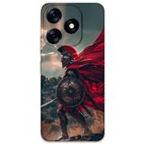 Gramaphone Tecno Spark 10 Pro ile Uyumlu Retro Desenli Telefon Kılıfı + Ekran Koruyucu - 5834