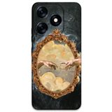 Gramaphone Tecno Spark 10 Pro ile Uyumlu Retro Desenli Telefon Kılıfı + Ekran Koruyucu - 5836