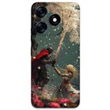 Gramaphone Tecno Spark 10 Pro ile Uyumlu Retro Desenli Telefon Kılıfı + Ekran Koruyucu - 5838