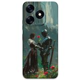 Gramaphone Tecno Spark 10 Pro ile Uyumlu Retro Desenli Telefon Kılıfı + Ekran Koruyucu - 5839