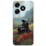 Gramaphone Tecno Spark 10 Pro ile Uyumlu Retro Desenli Telefon Kılıfı + Ekran Koruyucu - 5840