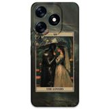 Gramaphone Tecno Spark 10 Pro ile Uyumlu Retro Desenli Telefon Kılıfı + Ekran Koruyucu - 5846