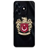Gramaphone Tecno Spark 10 Pro ile Uyumlu Türk Desenli Telefon Kılıfı + Ekran Koruyucu - 5855