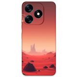 Gramaphone Tecno Spark 10 Pro ile Uyumlu Uzay Desenli Telefon Kılıfı + Ekran Koruyucu - 5859