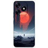 Gramaphone Tecno Spark 10 Pro ile Uyumlu Uzay Desenli Telefon Kılıfı + Ekran Koruyucu - 5861