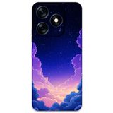 Gramaphone Tecno Spark 10 Pro ile Uyumlu Uzay Desenli Telefon Kılıfı + Ekran Koruyucu - 5867