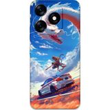 Gramaphone Tecno Spark 10 Pro Uyumlu Araba Desenli Telefon Kılıfı + Ekran Koruyucu - 5764