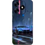 Gramaphone Tecno Spark 10 Pro Uyumlu Araba Desenli Telefon Kılıfı + Ekran Koruyucu - 5767