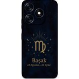 Gramaphone Tecno Spark 10 Pro Uyumlu Başak Burcu Desenli Telefon Kılıfı + Ekran Koruyucu - 5773