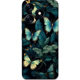 Gramaphone Tecno Spark 10 Pro Uyumlu Kelebek Desenli Telefon Kılıfı + Ekran Koruyucu - 5791
