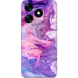 Gramaphone Tecno Spark 10 Pro Uyumlu Mermer Desenli Telefon Kılıfı + Ekran Koruyucu - 5813