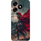 Gramaphone Tecno Spark 10 Pro Uyumlu Retro Desenli Telefon Kılıfı + Ekran Koruyucu - 5834