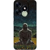 Gramaphone Tecno Spark 10 Pro Uyumlu Retro Desenli Telefon Kılıfı + Ekran Koruyucu - 5844