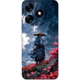 Gramaphone Tecno Spark 10 Pro Uyumlu Samuray Desenli Telefon Kılıfı + Ekran Koruyucu - 5825