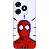 Gramaphone Tecno Spark 10 Pro Uyumlu Spiderman Desenli Telefon Kılıfı + Ekran Koruyucu - 5830
