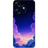 Gramaphone Tecno Spark 10 Pro Uyumlu Uzay Desenli Telefon Kılıfı + Ekran Koruyucu - 5867