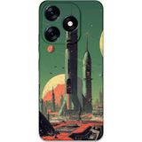 Gramaphone Tecno Spark 10 Pro Uyumlu Uzay Desenli Telefon Kılıfı + Ekran Koruyucu - 5870