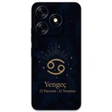 Gramaphone Tecno Spark 10 Pro Uyumlu Yengeç Burcu Desenli Telefon Kılıfı + Ekran Koruyucu - 5771