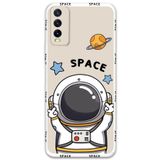 Gramaphone Vivo Y20 ile Uyumlu Astronot Desenli Telefon Kılıfı + Ekran Koruyucu - 5865