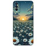 Gramaphone Vivo Y20 ile Uyumlu Çiçek Desenli Telefon Kılıfı + Ekran Koruyucu - 5792