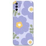 Gramaphone Vivo Y20 ile Uyumlu Çiçek Desenli Telefon Kılıfı + Ekran Koruyucu - 5799