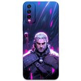 Gramaphone Vivo Y20 ile Uyumlu Geralt Desenli Telefon Kılıfı + Ekran Koruyucu - 5826