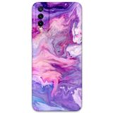Gramaphone Vivo Y20 ile Uyumlu Mermer Desenli Telefon Kılıfı + Ekran Koruyucu - 5813