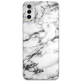 Gramaphone Vivo Y20 ile Uyumlu Mermer Desenli Telefon Kılıfı + Ekran Koruyucu - 5817