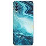 Gramaphone Vivo Y20 ile Uyumlu Mermer Desenli Telefon Kılıfı + Ekran Koruyucu - 5818