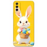 Gramaphone Vivo Y20 ile Uyumlu Tavşan Desenli Telefon Kılıfı + Ekran Koruyucu - 5806