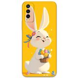 Gramaphone Vivo Y20 ile Uyumlu Tavşan Desenli Telefon Kılıfı + Ekran Koruyucu - 5807