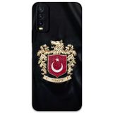 Gramaphone Vivo Y20 ile Uyumlu Türk Desenli Telefon Kılıfı + Ekran Koruyucu - 5855
